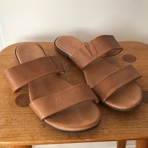 Bueno Strap Sandals in Warm Carmel Size 9 - 9.5